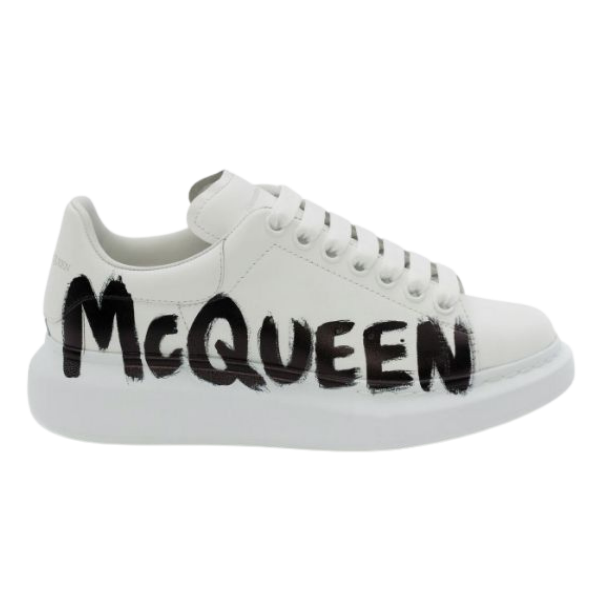 Alexander McQueen Oversized Sneaker (Black/White Graffiti)