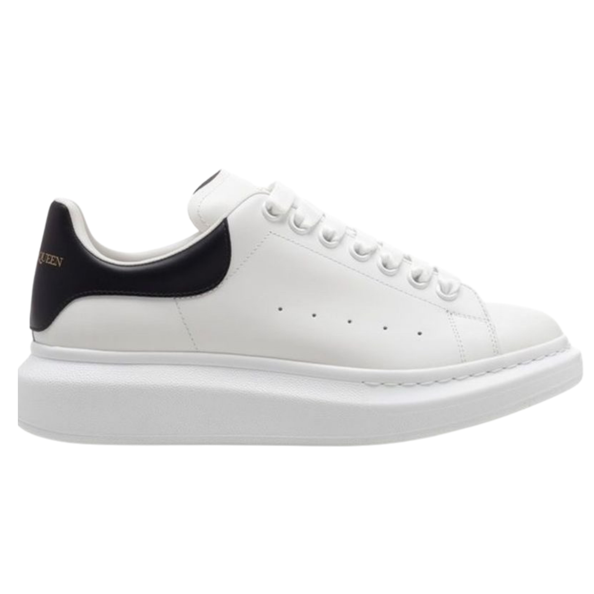 Alexander McQueen Oversized Sneaker (White/Black Classic)
