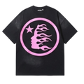 T-shirt Hellstar Classic Pink/Black Oversize