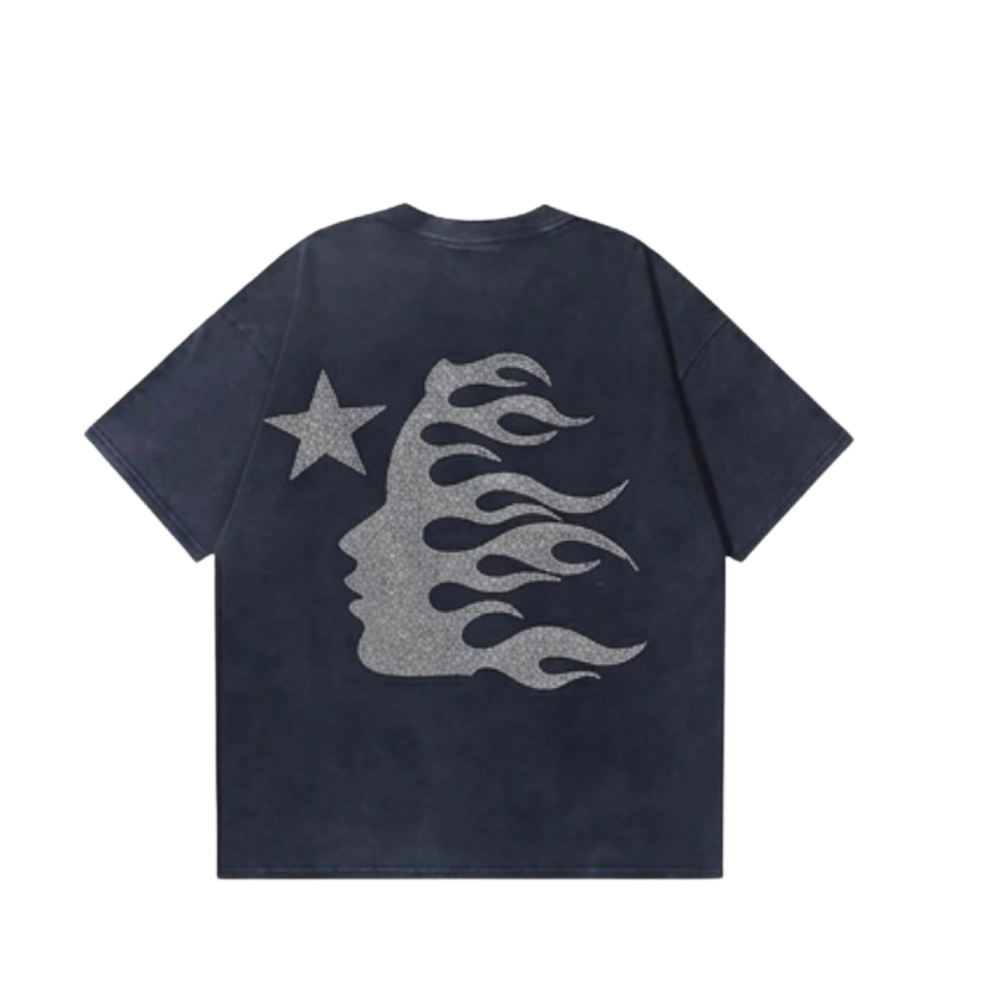 T-shirt Hellstar Classic Motivo Estrella Oversize