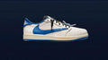 Travis Scott x Air Jordan 1 Low OG (Azul/Blanco)