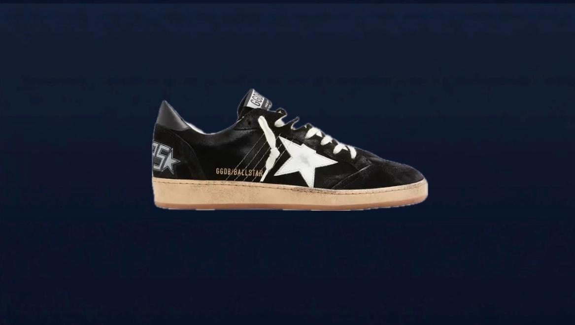 Golden Goose Ball Star "Black/White Star"