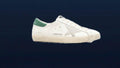 Golden Goose Superstar "White/Green Heel"