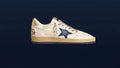 Golden Goose Ball Star "White/Navy Star"